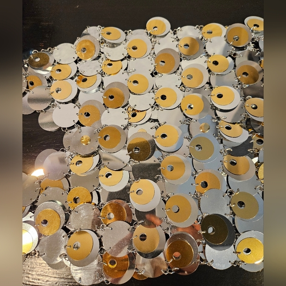 Rabanne H&M Sold Out Sequin Disc Mini Dress XS - Picture 13 of 13